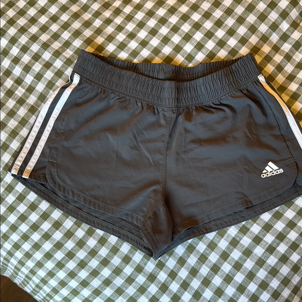 Adidas Women's Charcoal Gray Shorts